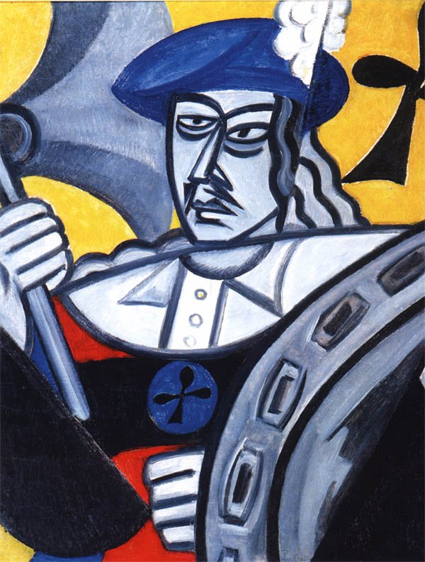   Jack of Clubs  av Olga Rozanova