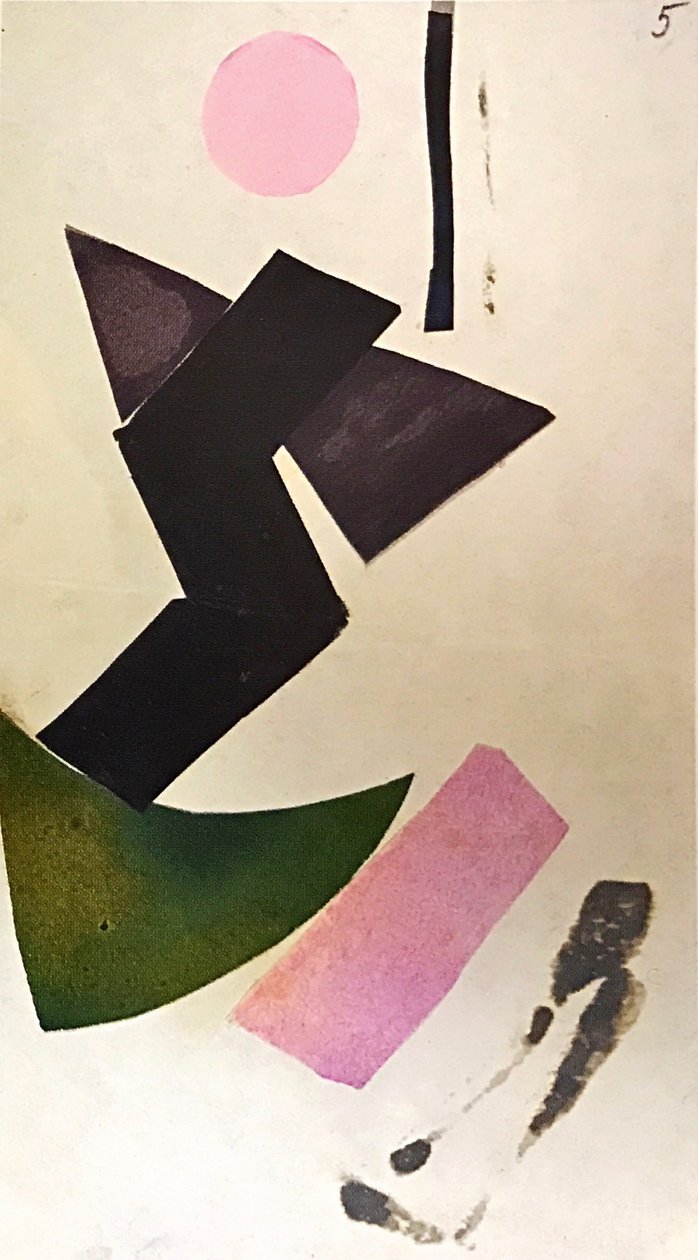  Non-Objective Composition  av Olga Rozanova