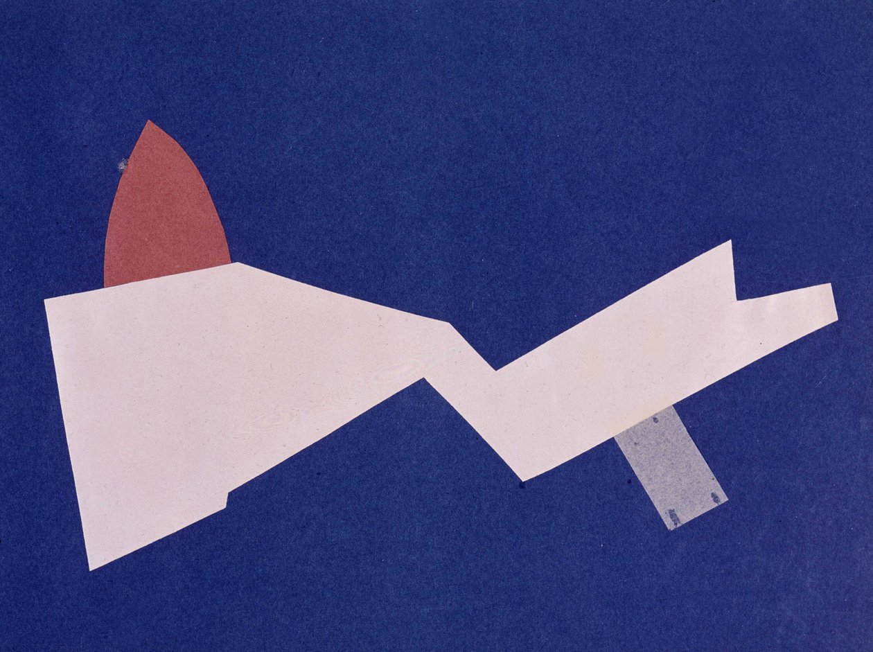 Universal War: Collage av Olga Rosanova, januari 1916 av Olga Wladimirowna  Rosanowa