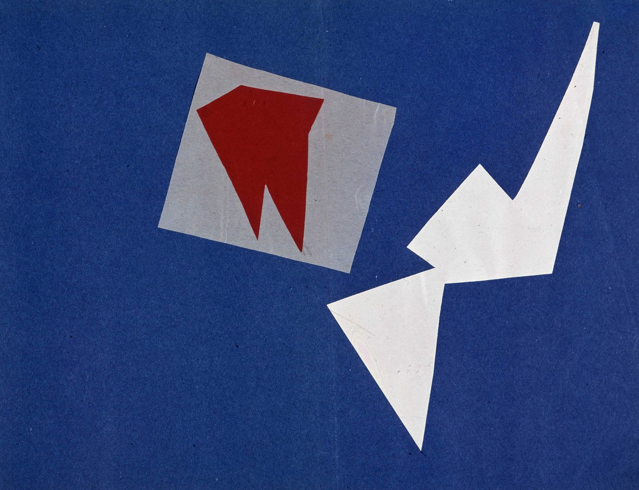 Universal War: Collage av Olga Rosanova, januari 1916 av Olga Wladimirowna  Rosanowa