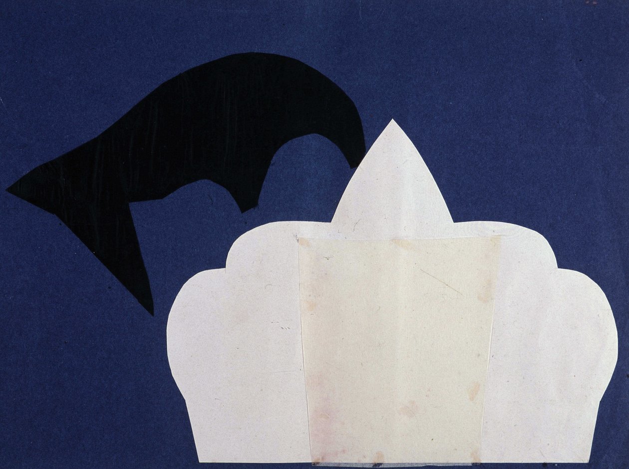 Universal War: Collage av Olga Rosanova, januari 1916 av Olga Wladimirowna  Rosanowa