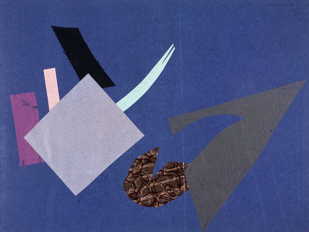 Universal War: Collage av Olga Rosanova, januari 1916 av Olga Wladimirowna  Rosanowa