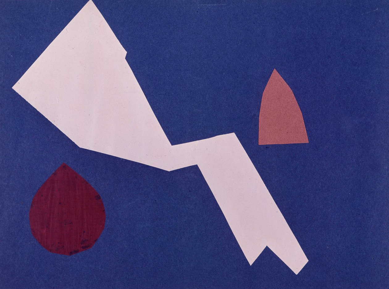 Universal War Collage-verk av Olga Rosanova, januari 1916 av Olga Wladimirowna  Rosanowa