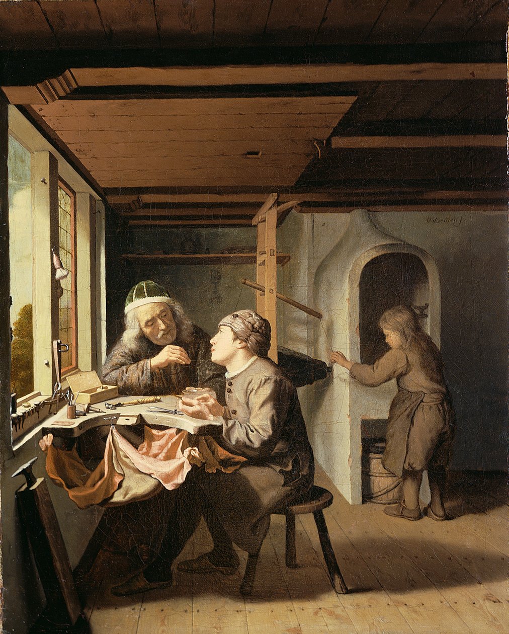 En urmakare och hans lärling av Olivier van Deuran