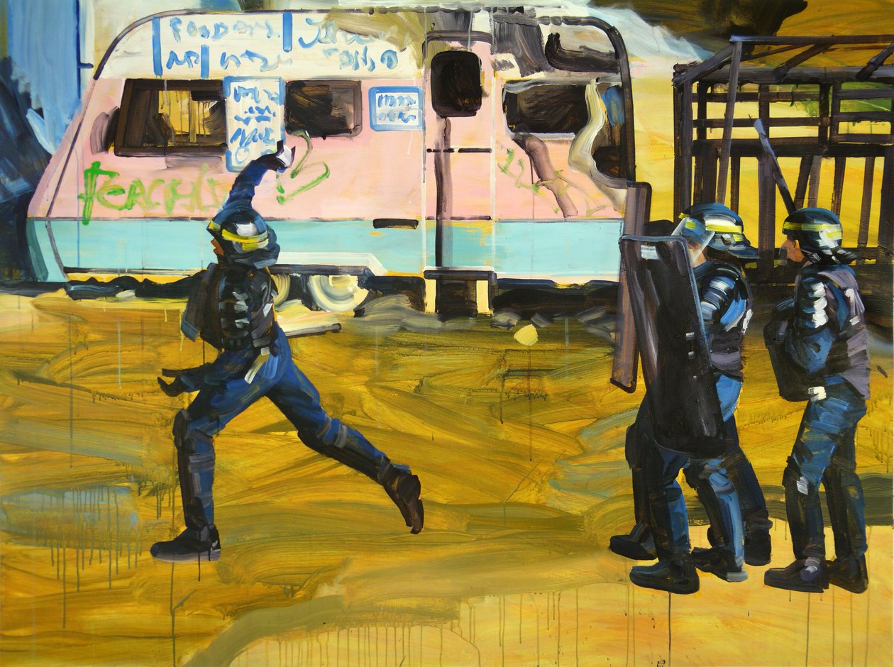 Djungelboken, 2016 (akryl på duk) av Olivier Morel