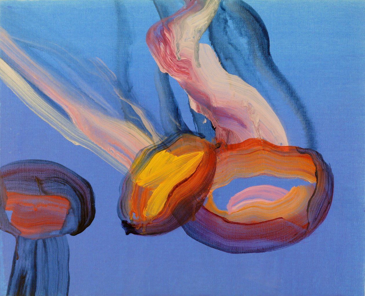 Méduses 11, 2013 (akryl på duk) av Olivier Morel