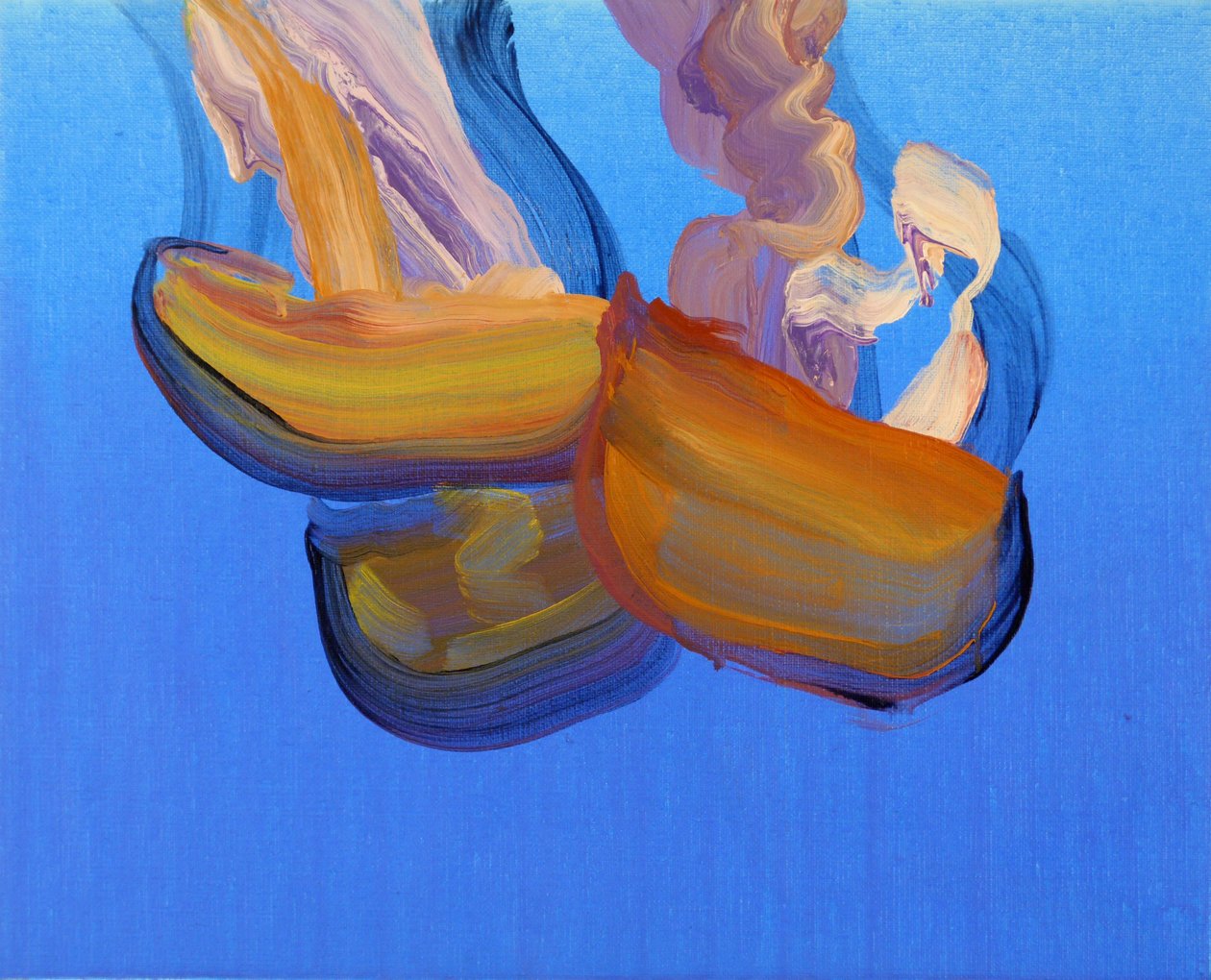 Méduses 6, 2013 (akryl på duk) av Olivier Morel