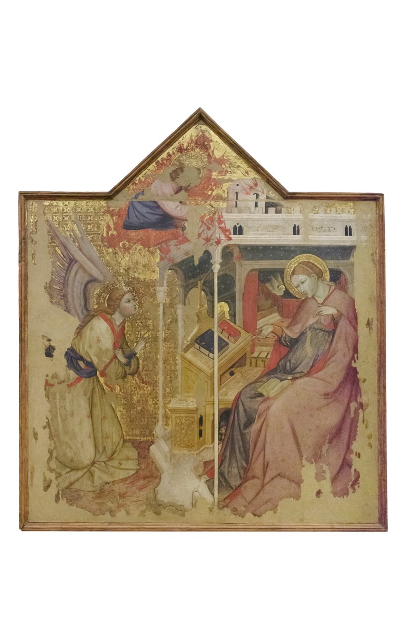 Bebådelsen, ca 1396 (tempera på pannå) av Olivuccio Ceccarello di Ciccarello