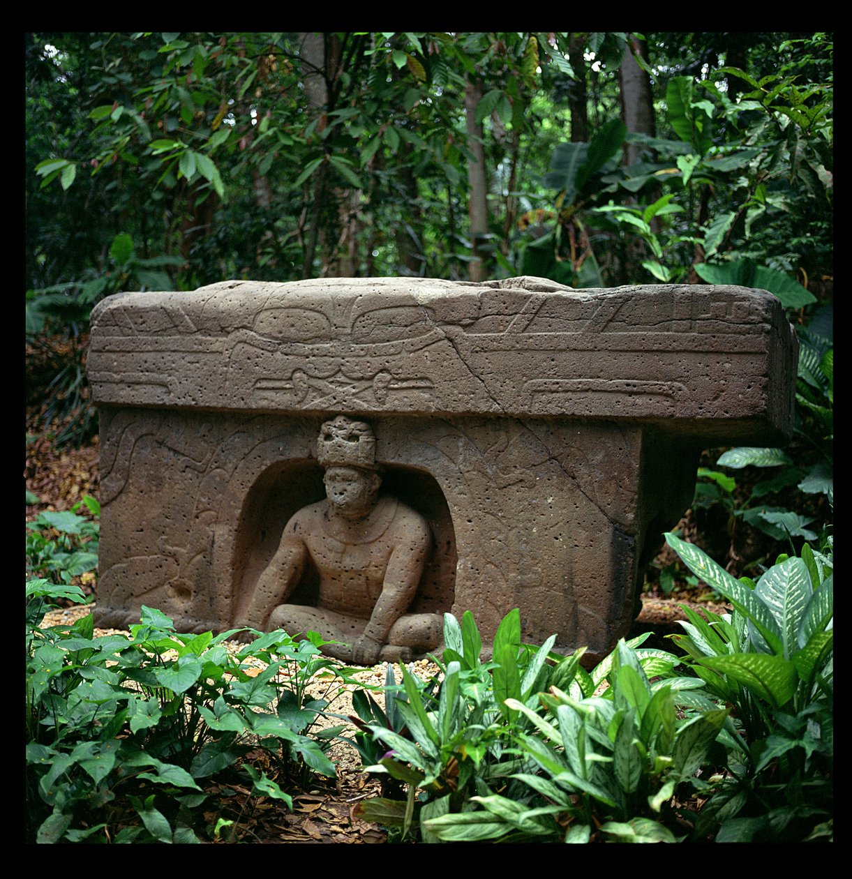 Altar 4, förklassisk tid av Olmec