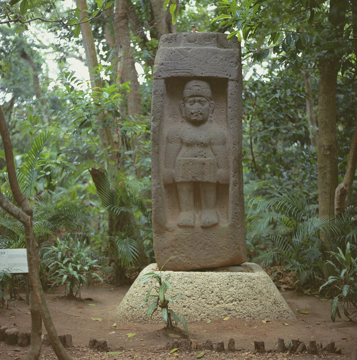 Stele 1, förklassisk period av Olmec