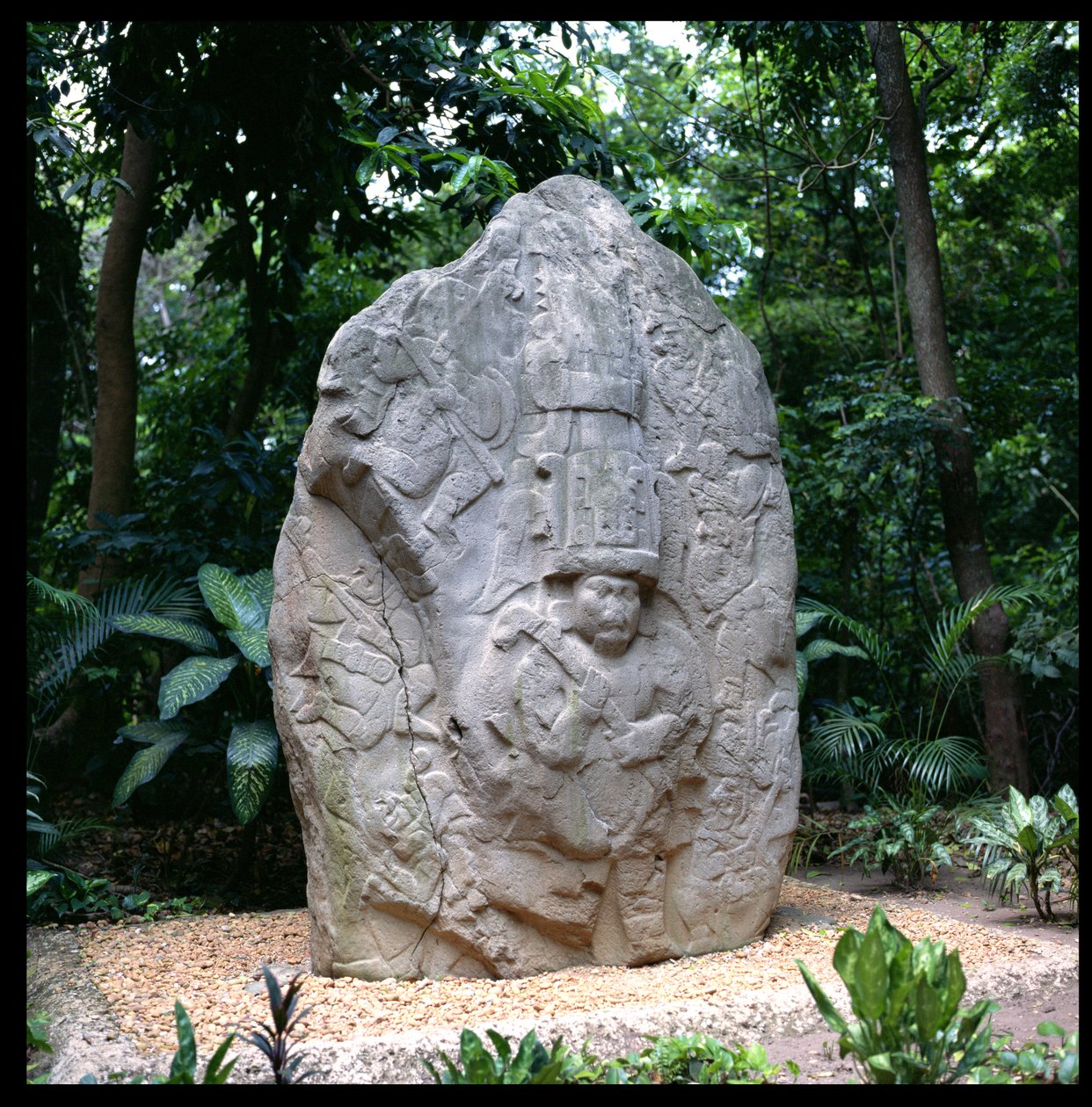 Stele 2, förklassisk tid av Olmec