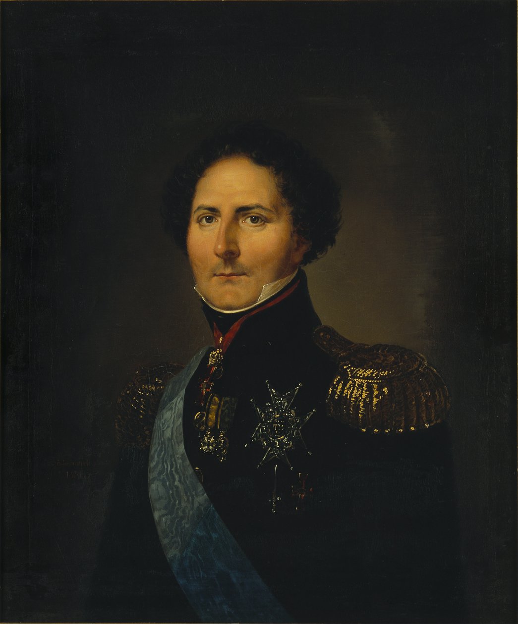 Porträtt av Karl XIV Johannes 1763-1844, Sveriges kung, 1831. av Olof Johan Södermark