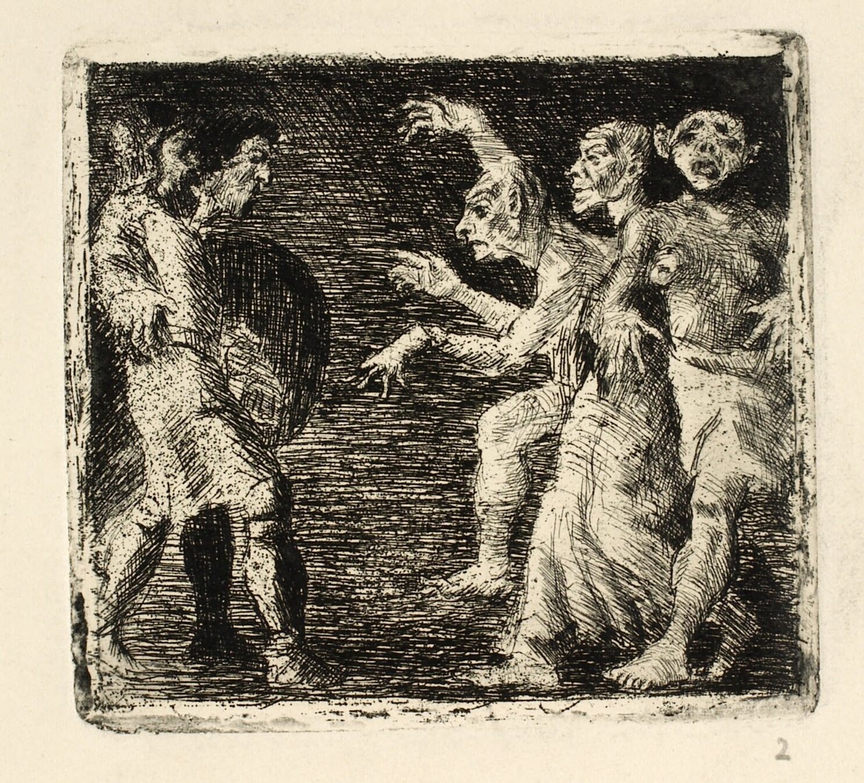 Macbeth och häxorna av Oluf Hartmann
