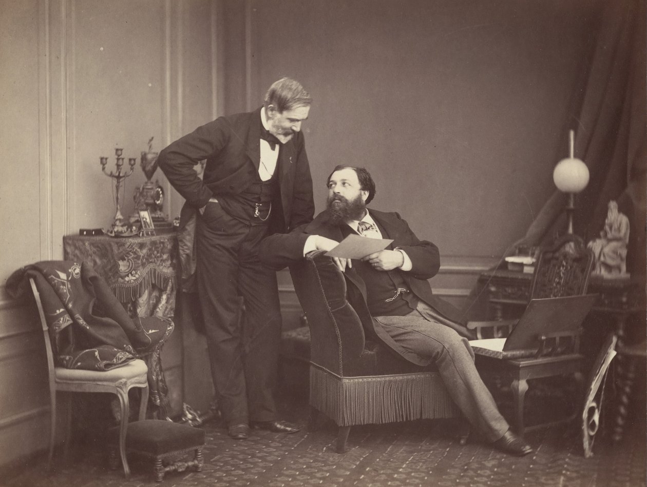 Louis Robert och Olympe Aguado, ca. 1860. av Olympe Aguado