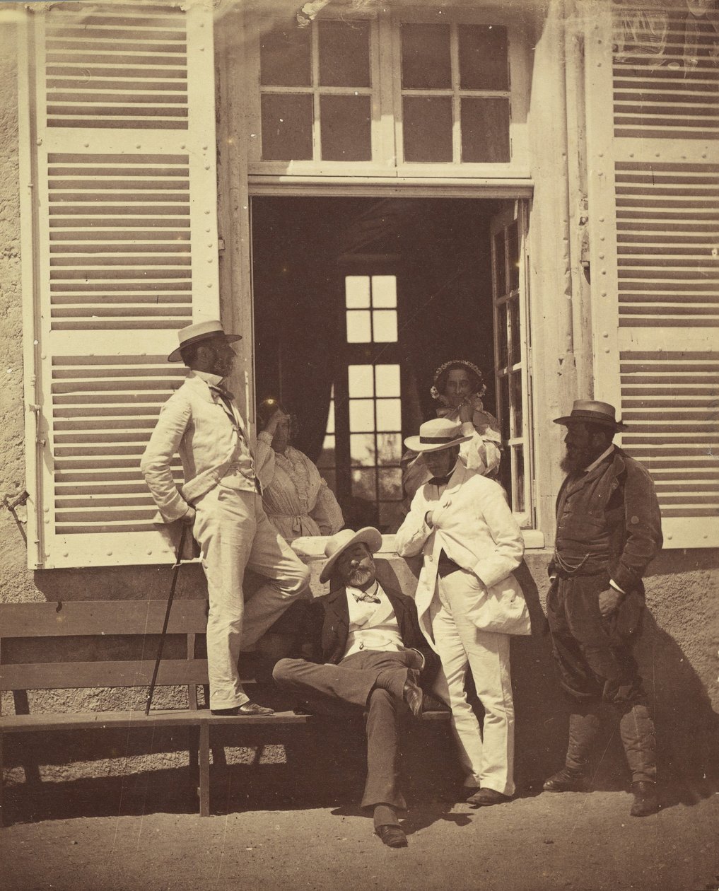 Några bekanta av Louis Robert, ca. 1860. av Olympe Aguado