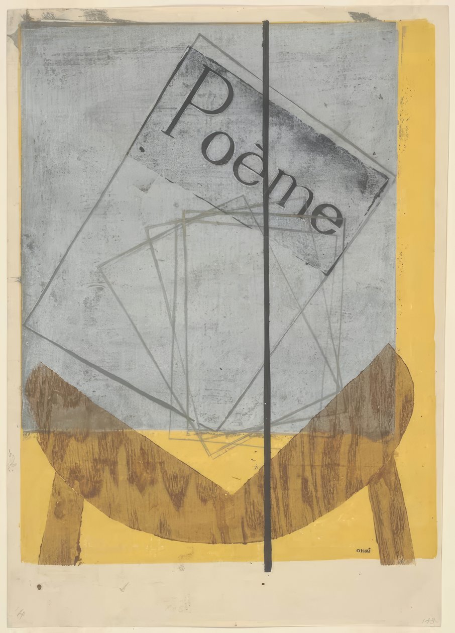 Komposition Nr. 2: Charakter von Onchi Kôshirô