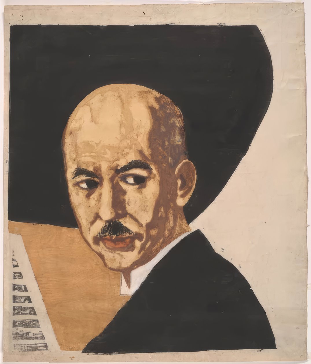 Porträtt av Yamada Kosaku av Onchi Kôshirô