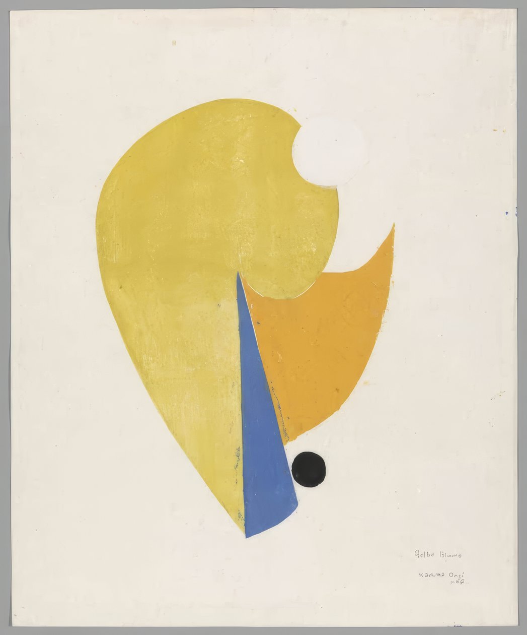 Yellow Flower (Gul blomma) av Onchi Kôshirô