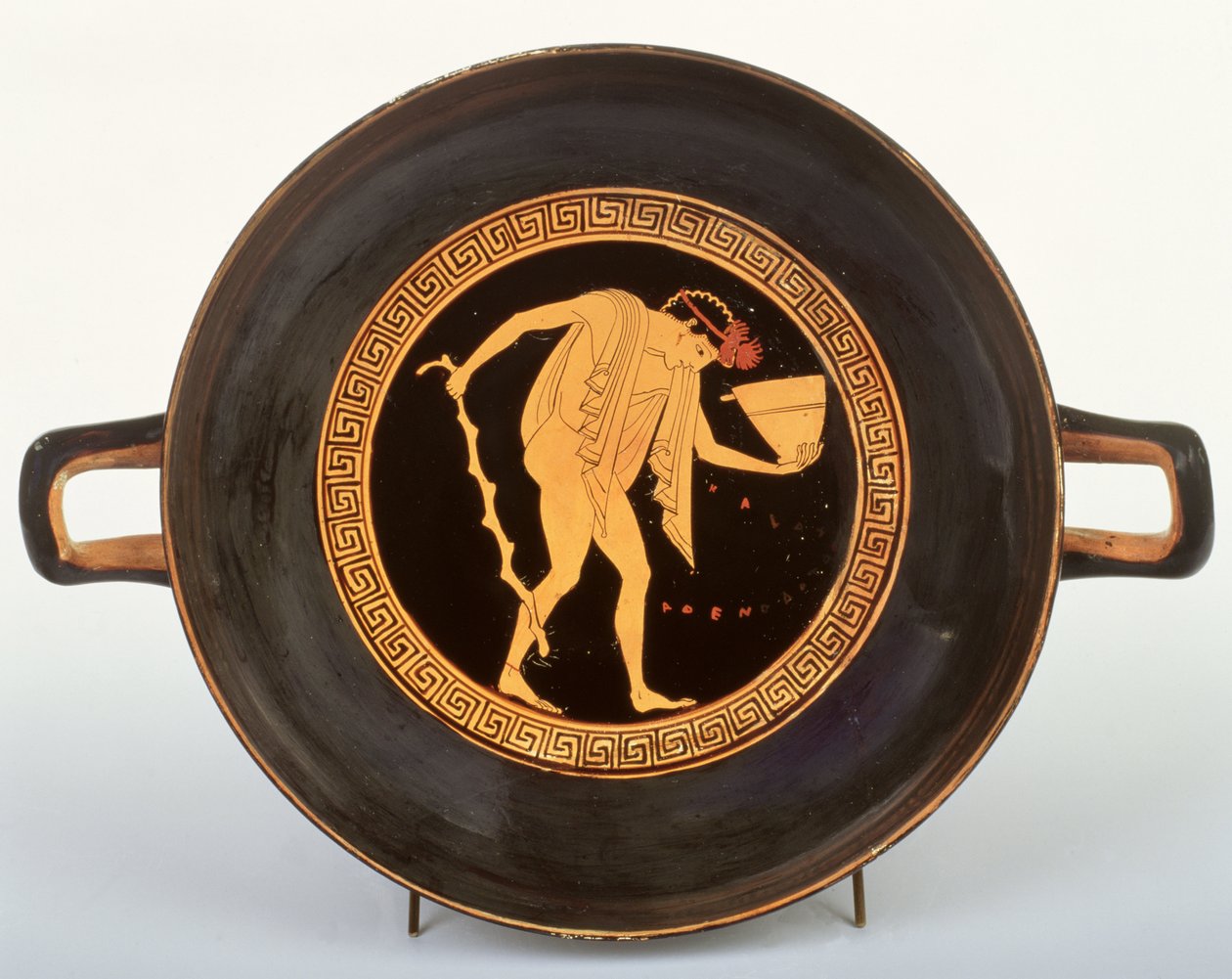 Attic Rödfigur kylix, 500-480 f.Kr. (keramik) av Onesimos Painter