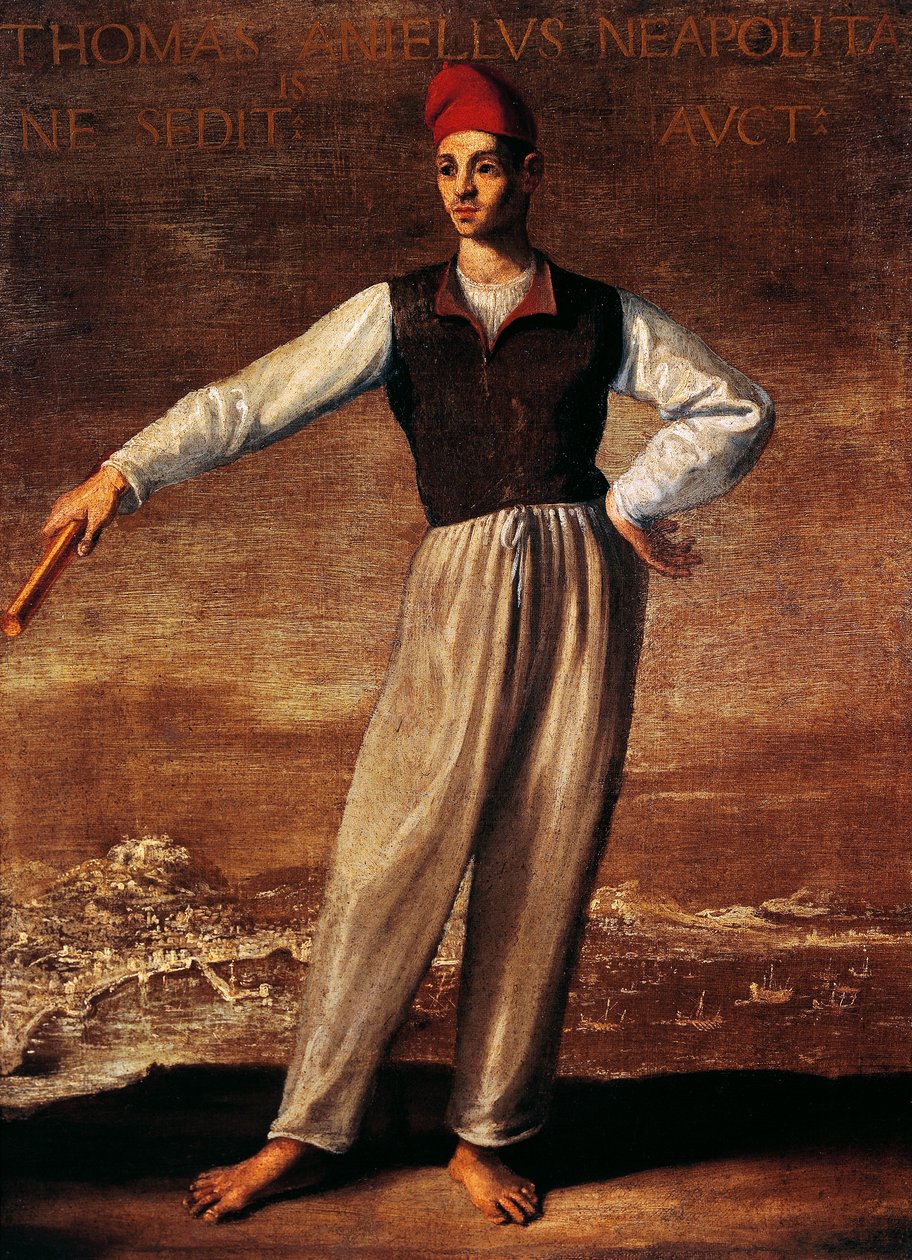 Porträtt av Tommaso Aniello d