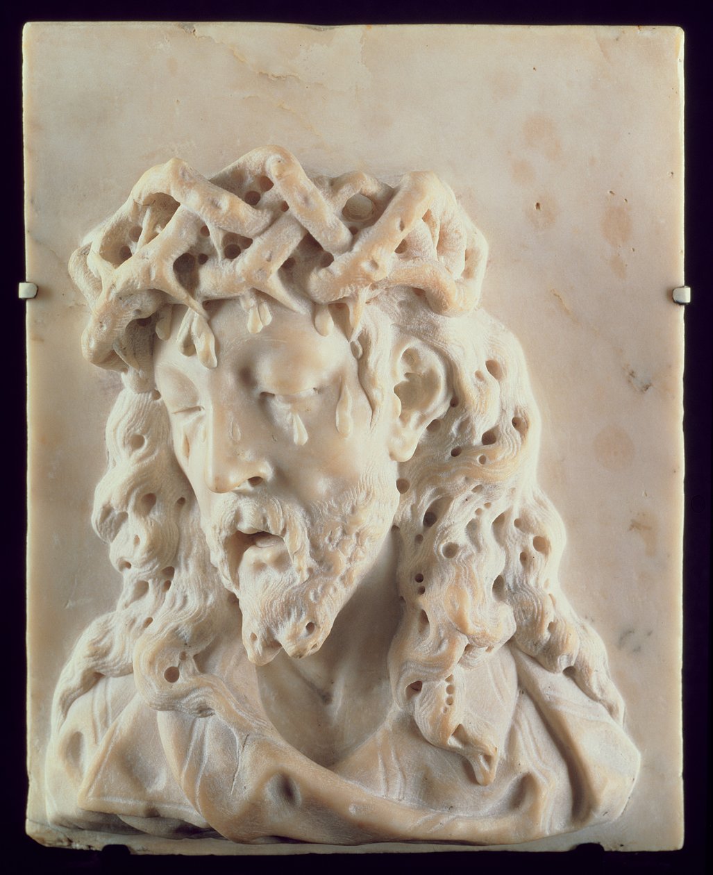 Kristus som sorgens man, ca 1690 (marmor) av Onorio Marinari