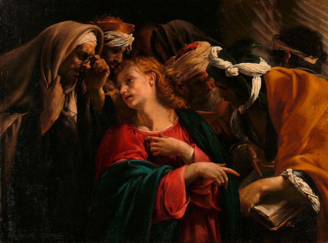 Christ among the Doctors av Orazio Borgianni