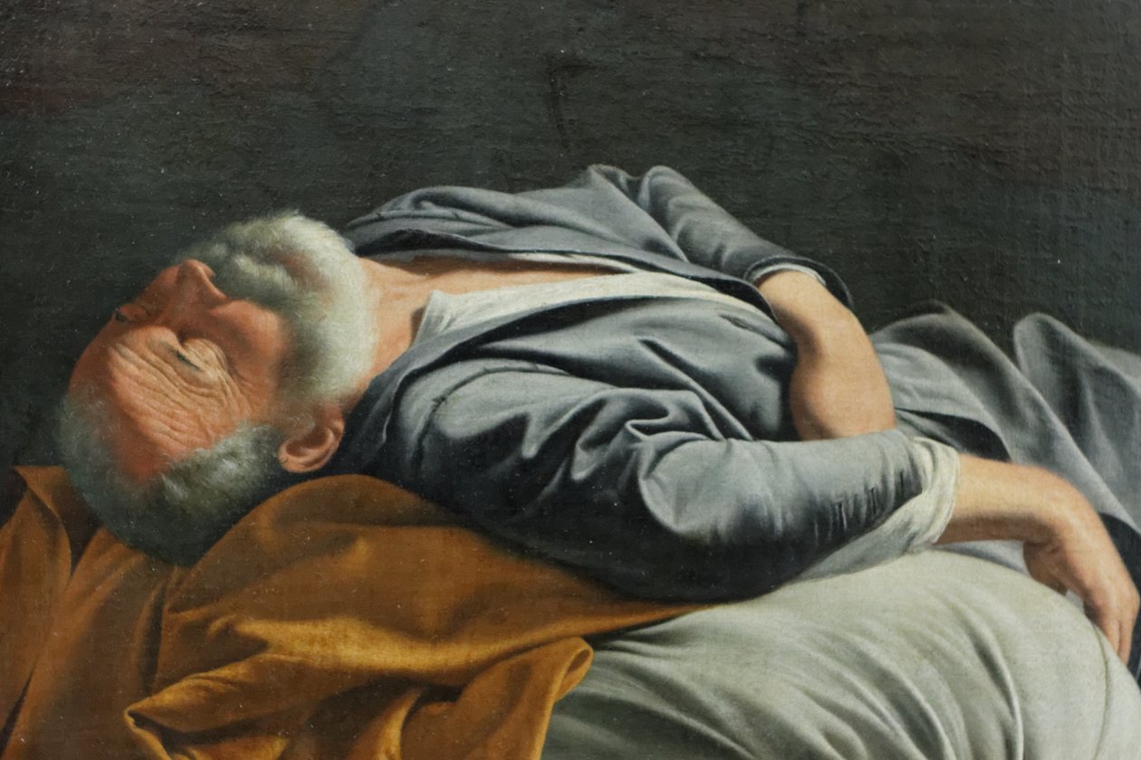 Vila på flykten till Egypten av Orazio Gentileschi