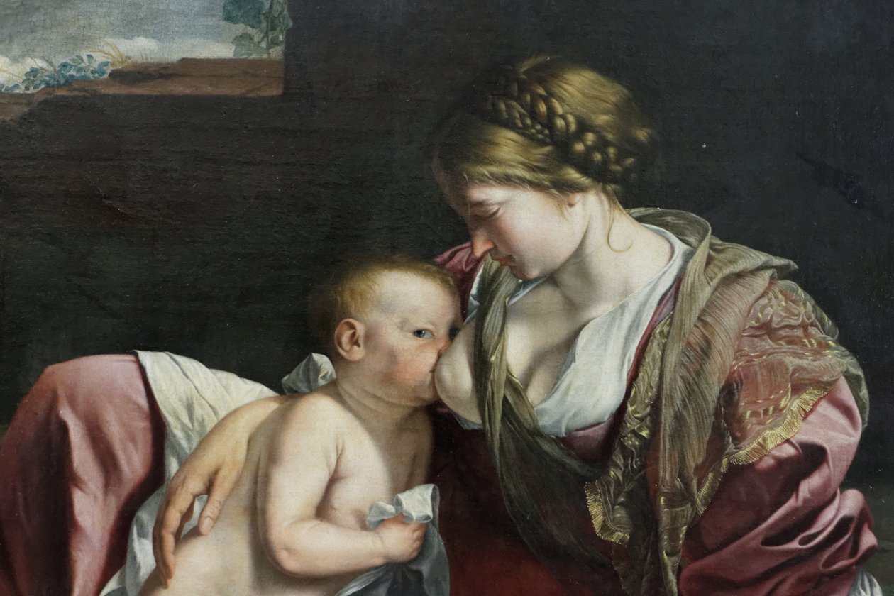 Vila på flykten till Egypten av Orazio Gentileschi