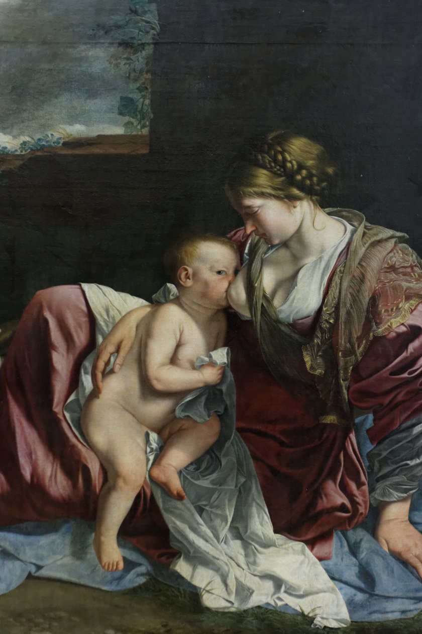 Vila på flykten till Egypten av Orazio Gentileschi