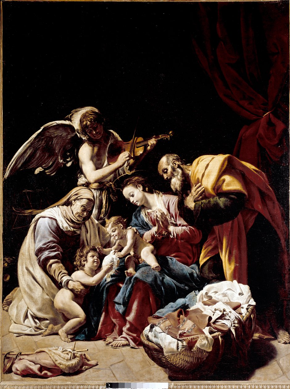 Helig familj av Orazio Borgianni