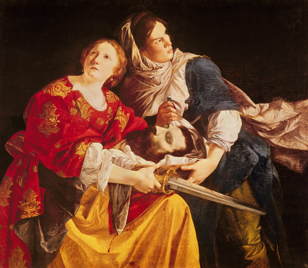 Judith med huvudet av Holofernes av Orazio Gentileschi
