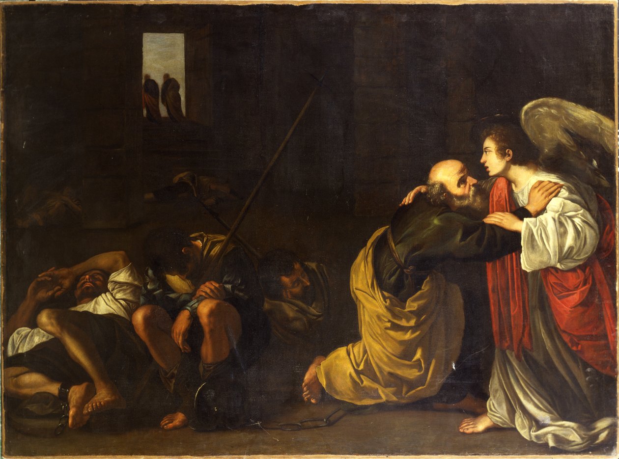 Sankt Peters befrielse av Orazio Gentileschi