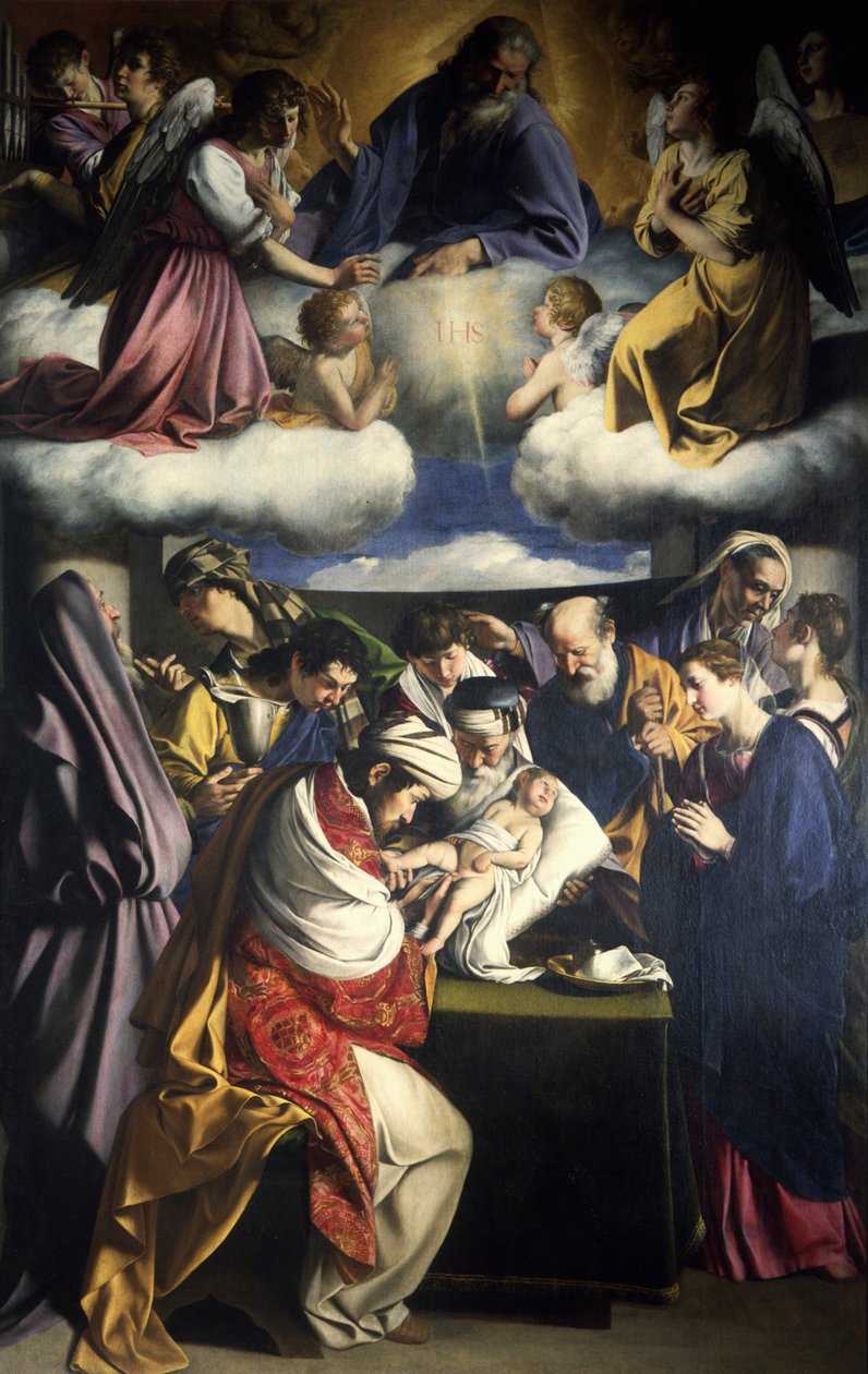 Kristi omskärelse, 1607. av Orazio Gentileschi