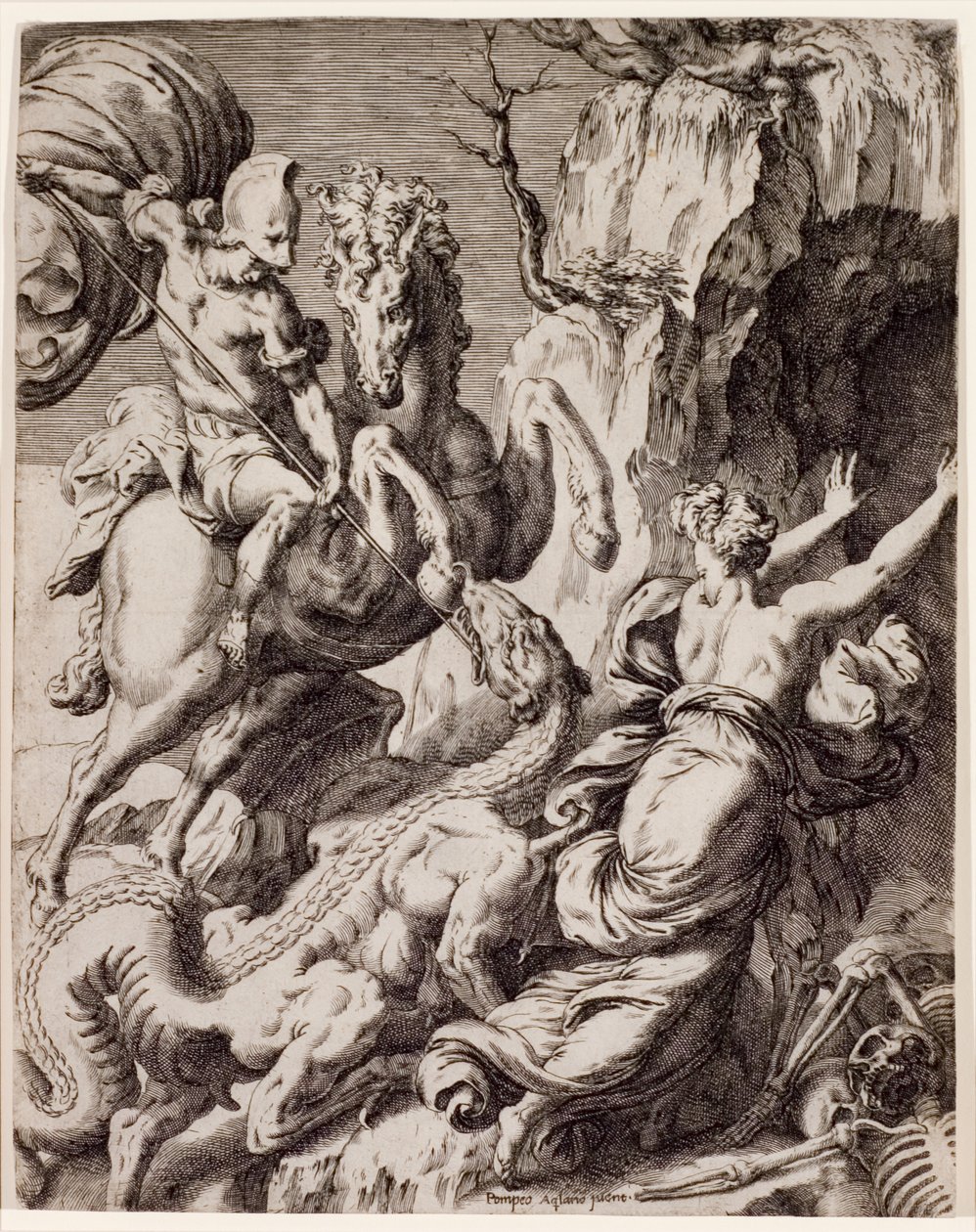 St George av Orazio de Sanctis