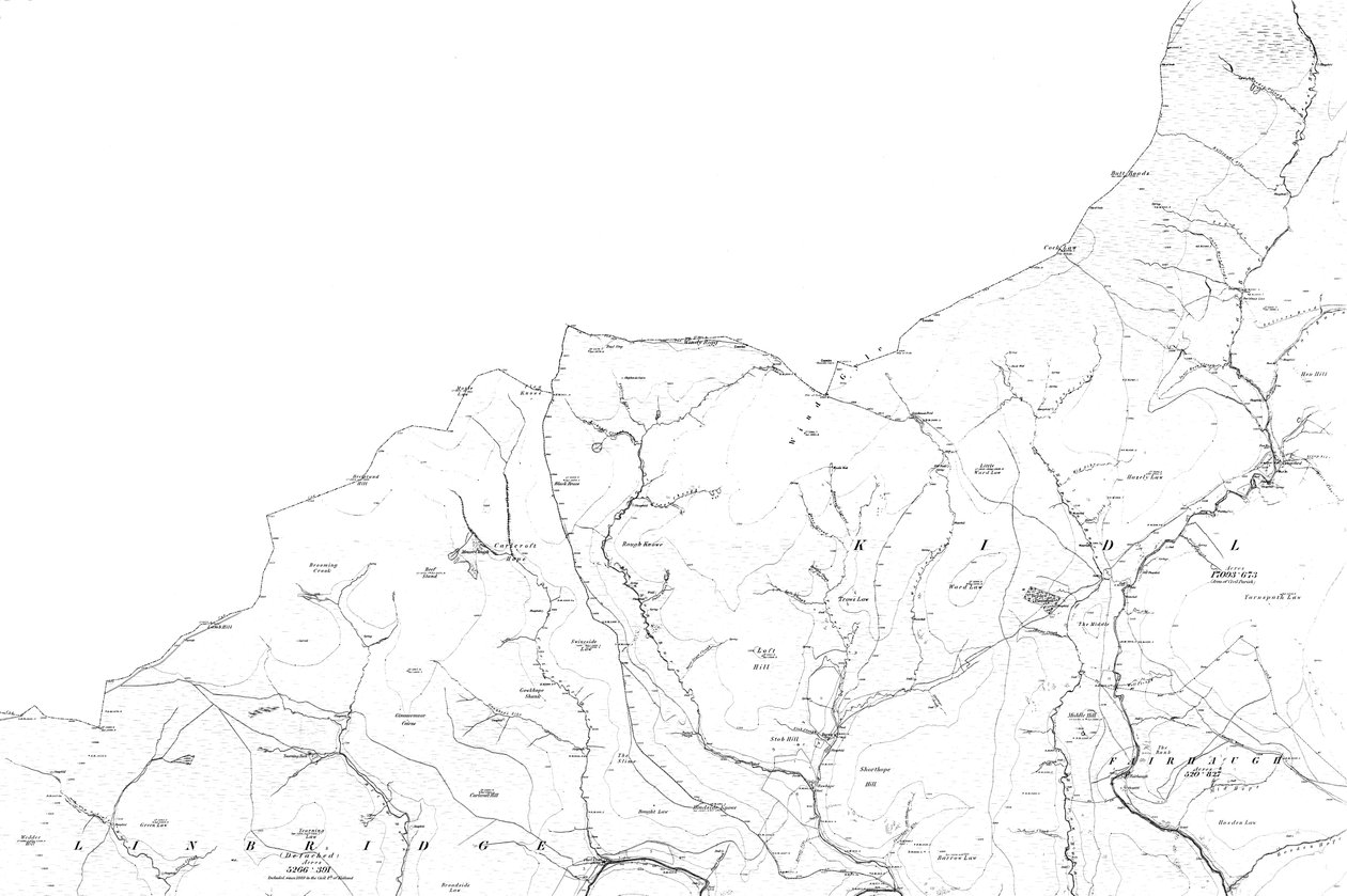 Map of Northumberland av Ordnance Survey
