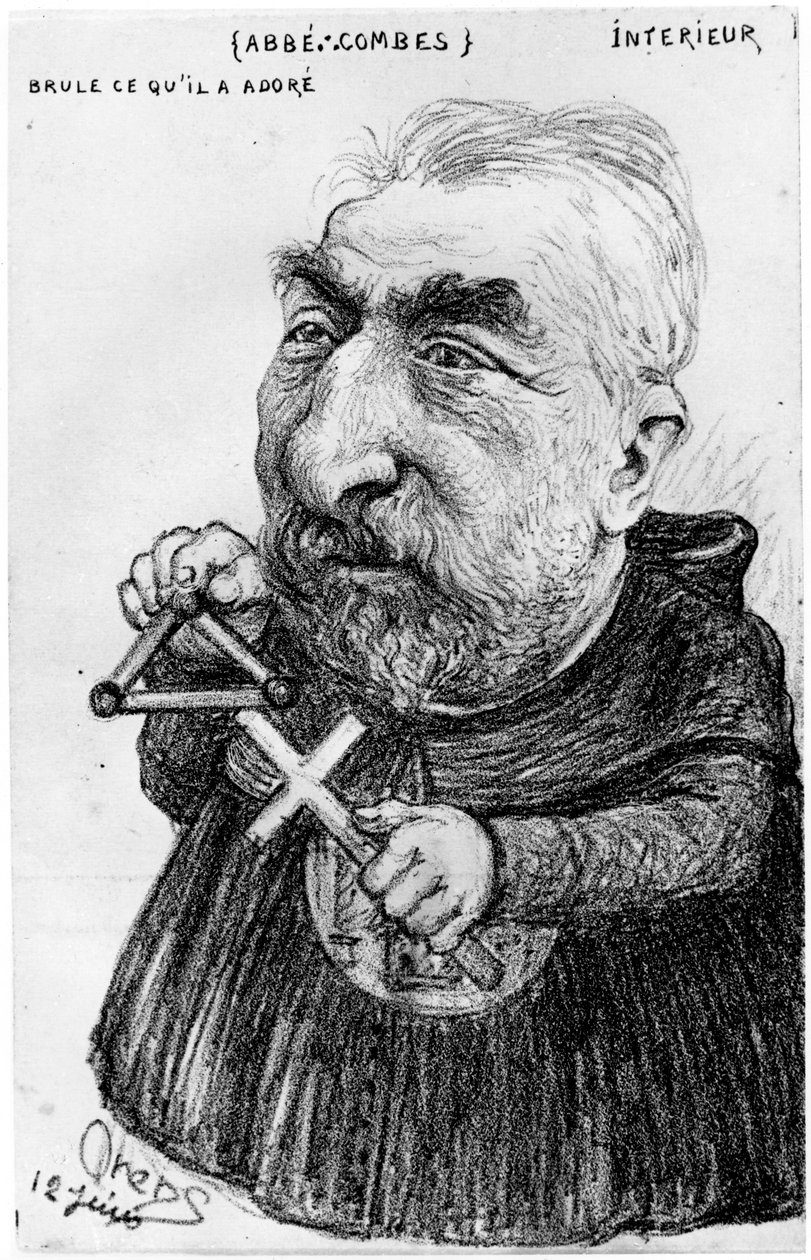 Emile Combes, fransk politiker, 1900-talet. av Orens Denizard
