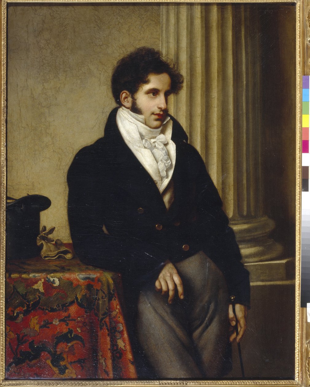Porträtt av greve Sergei Semionovich Uvarov (1786-1855) - Målning av Orest Adamovich Kiprensky (1782-1836), olja på duk (117,3x90,8 cm) av Orest Adamovich Kiprensky