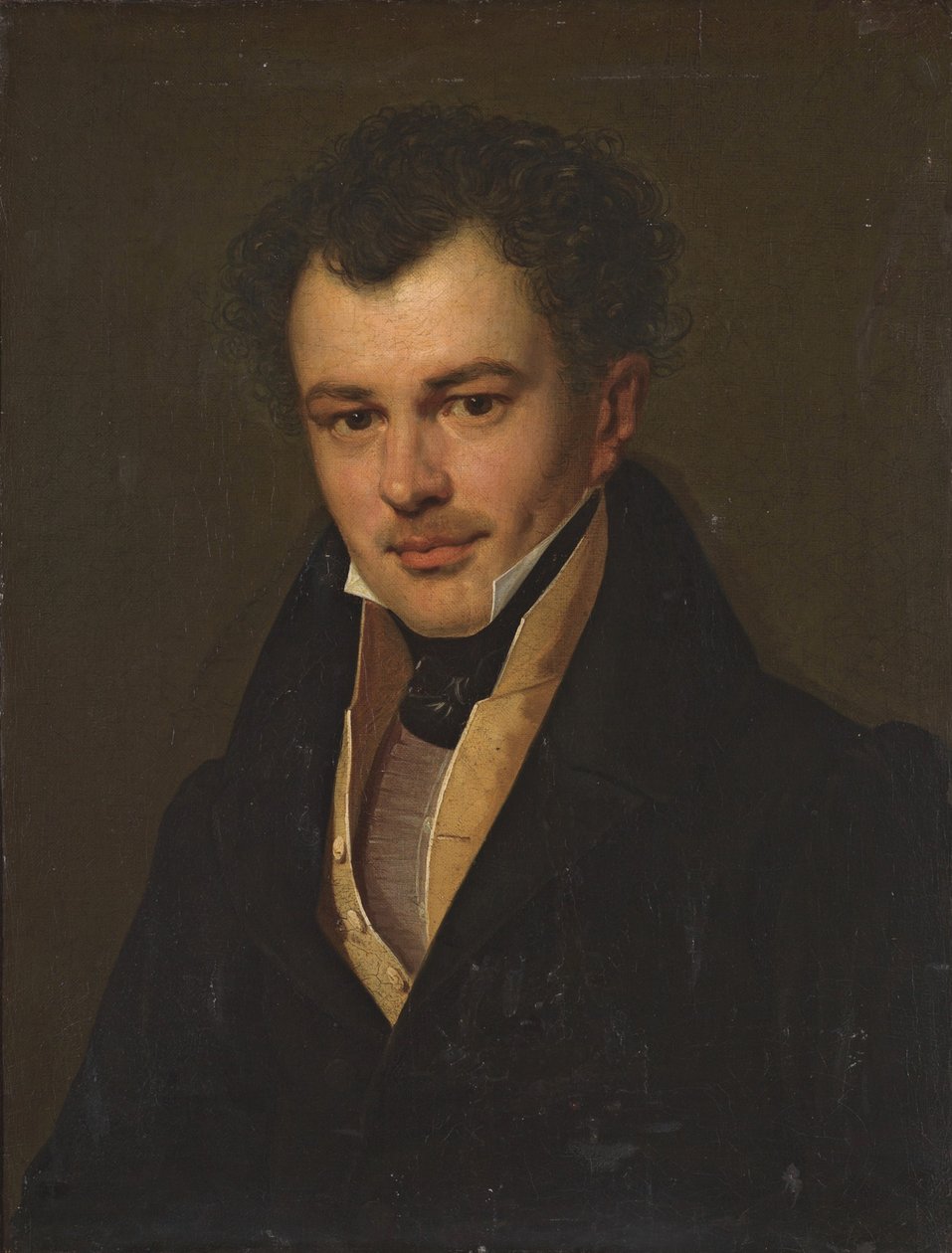 Porträtt av Mikhail Matveevich Cherkasov, ca. 1827 av Orest Adamovich Kiprensky
