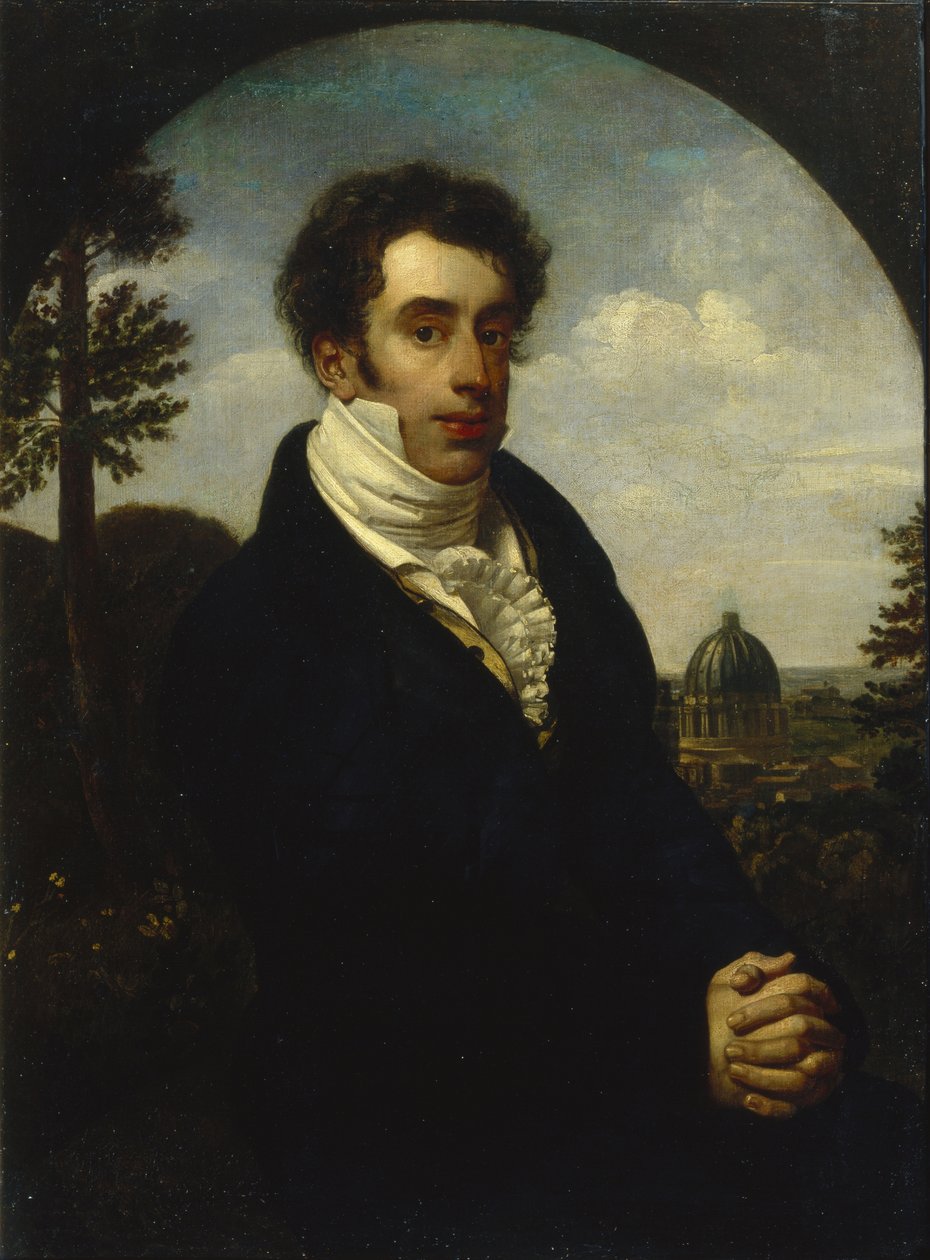 Porträtt av prins Alexander Mikhailovich Golitsyn 1798-1858, 1819 av Orest Adamovich Kiprensky