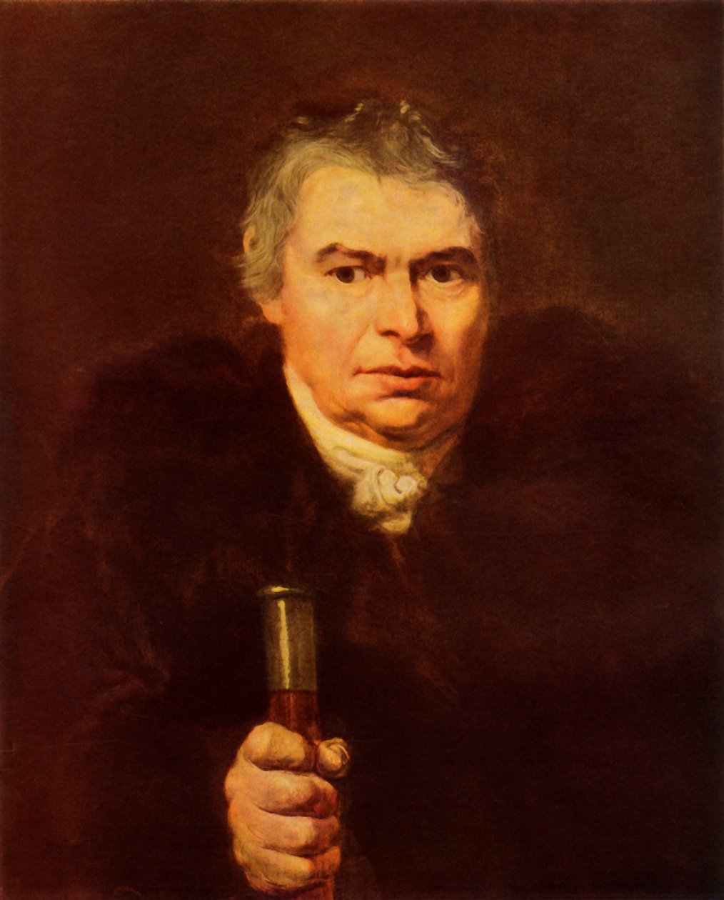 Porträtt av Adam Karlovich Schwalbe, 1804, 1965. av Orest Adamovich Kiprensky