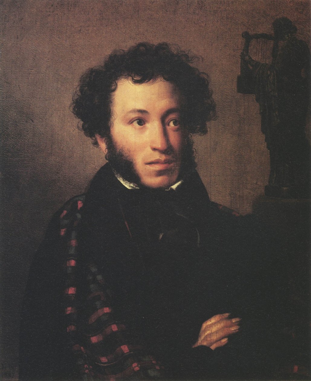 Porträtt av Alexander Pusjkin av Orest Kiprensky
