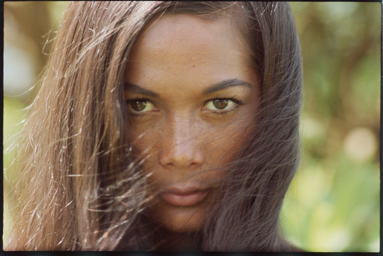 Skådespelerskan Nancy Kwan fotografering av Orlando Suero
