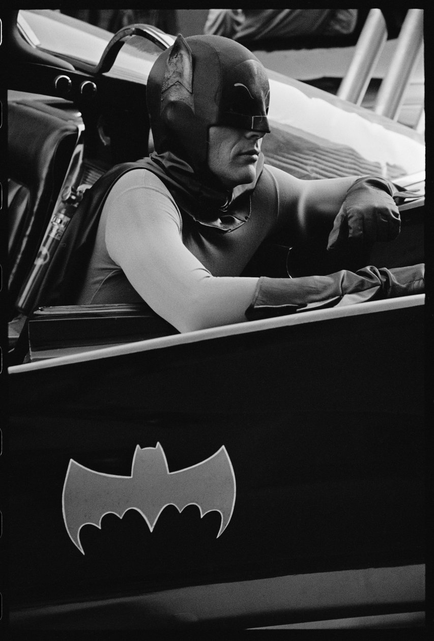 Batman på uppsättningen av TV-serien "Batman" av Orlando Suero