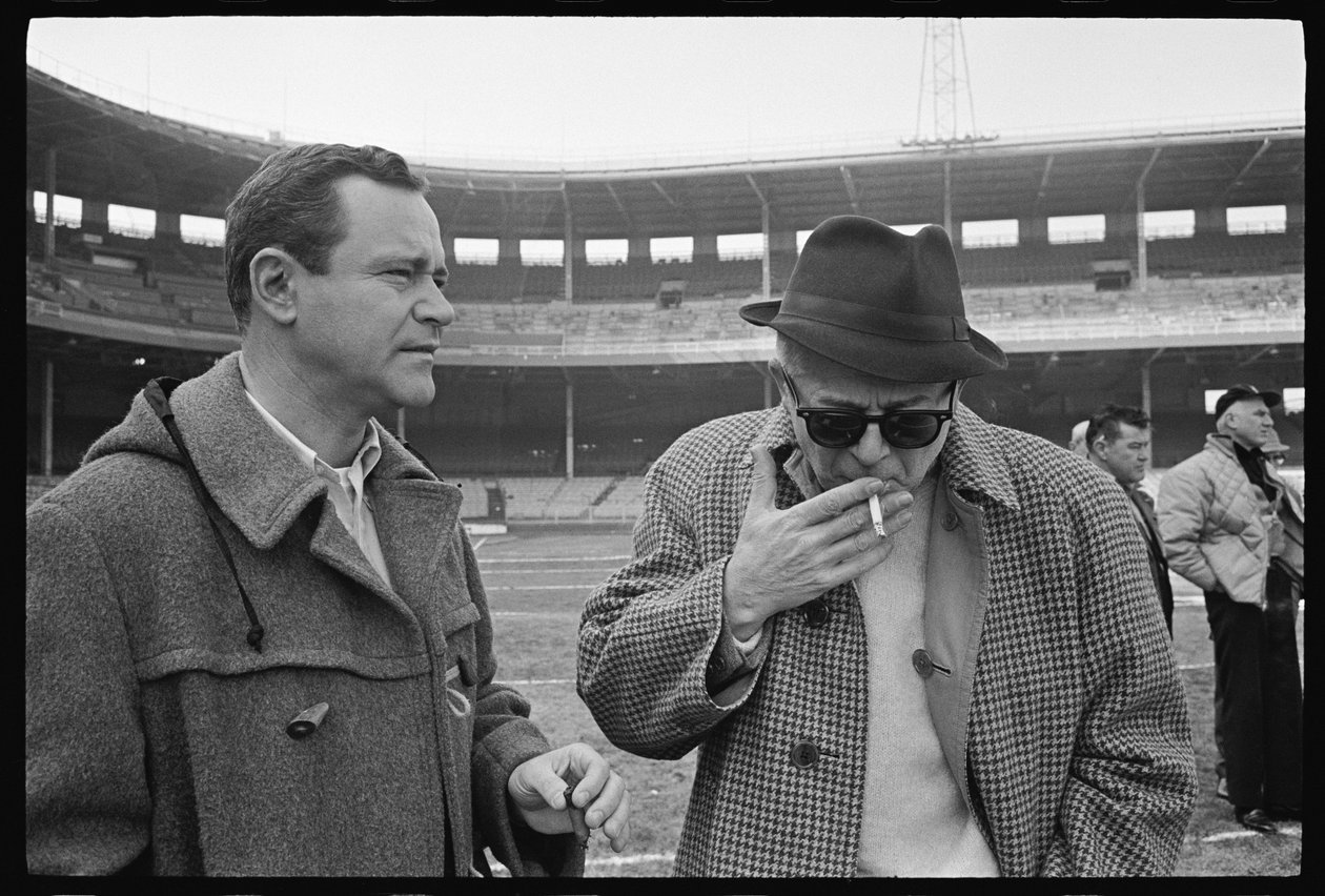 Billy Wilder och Jack Lemmon på uppsättningen av "The Fortune Cookie" av Orlando Suero