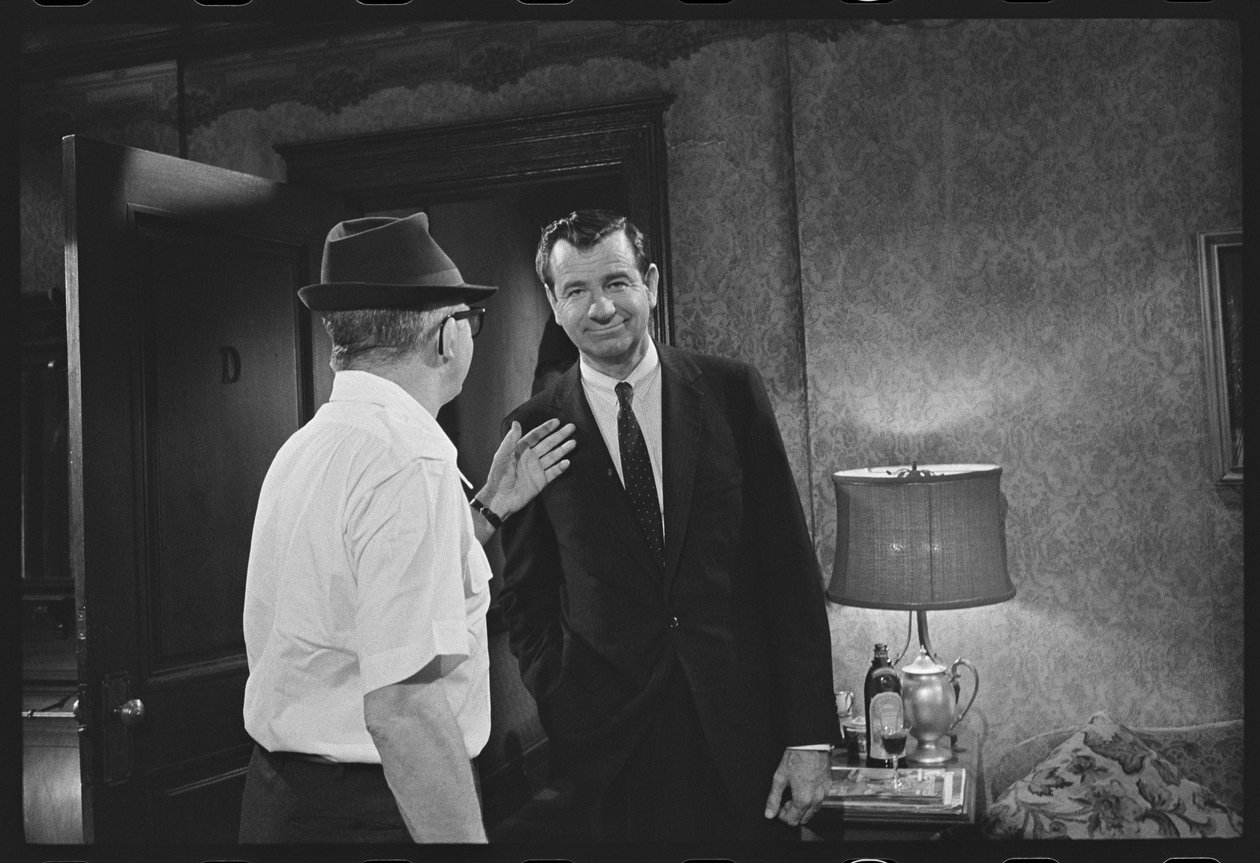 Billy Wilder och Walter Matthau på uppsättningen av "The Fortune Cookie" av Orlando Suero