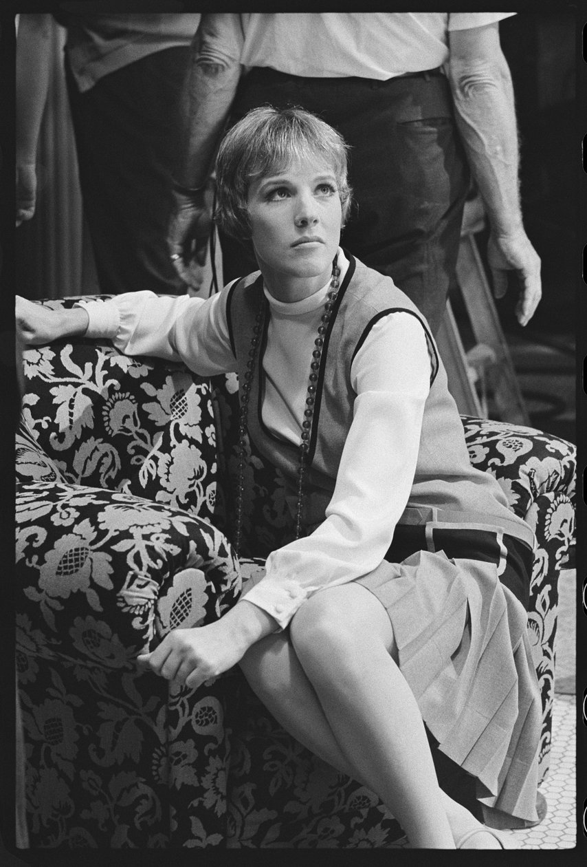 Julie Andrews på uppsättningen av "Thoroughly Modern Millie" av Orlando Suero