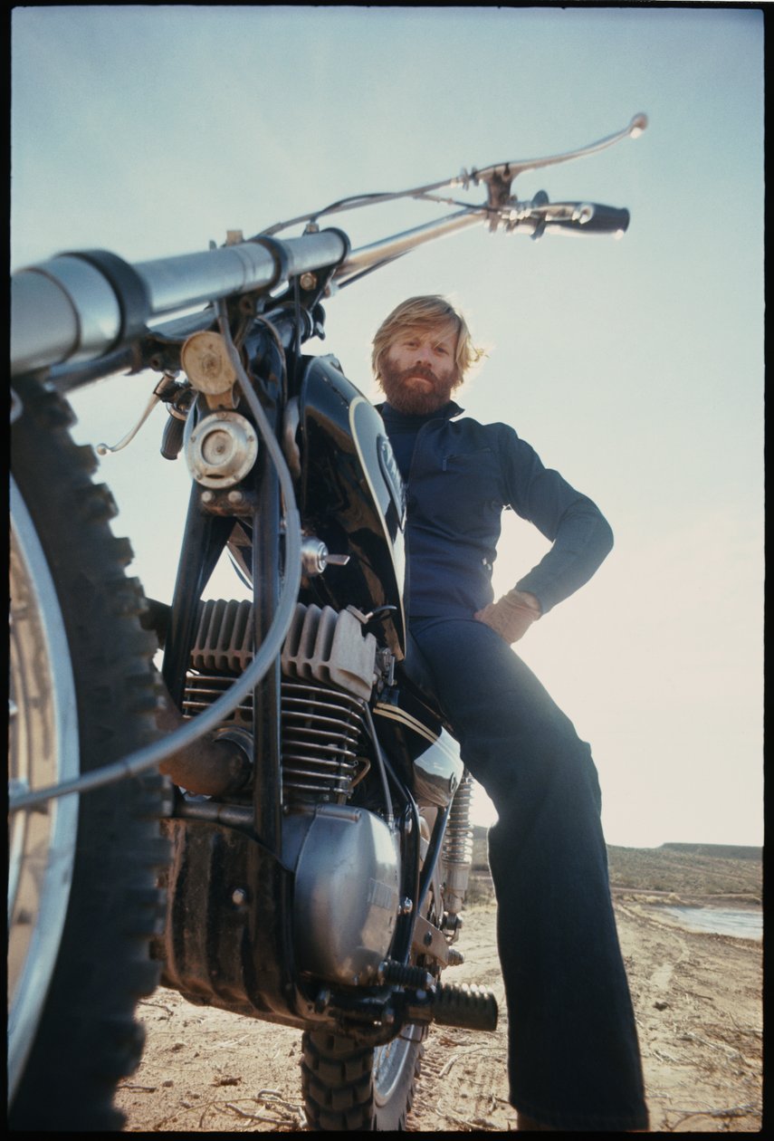 Robert Redford på uppsättningen av "Jeremiah Johnson", 1972 (foto) av Orlando Suero