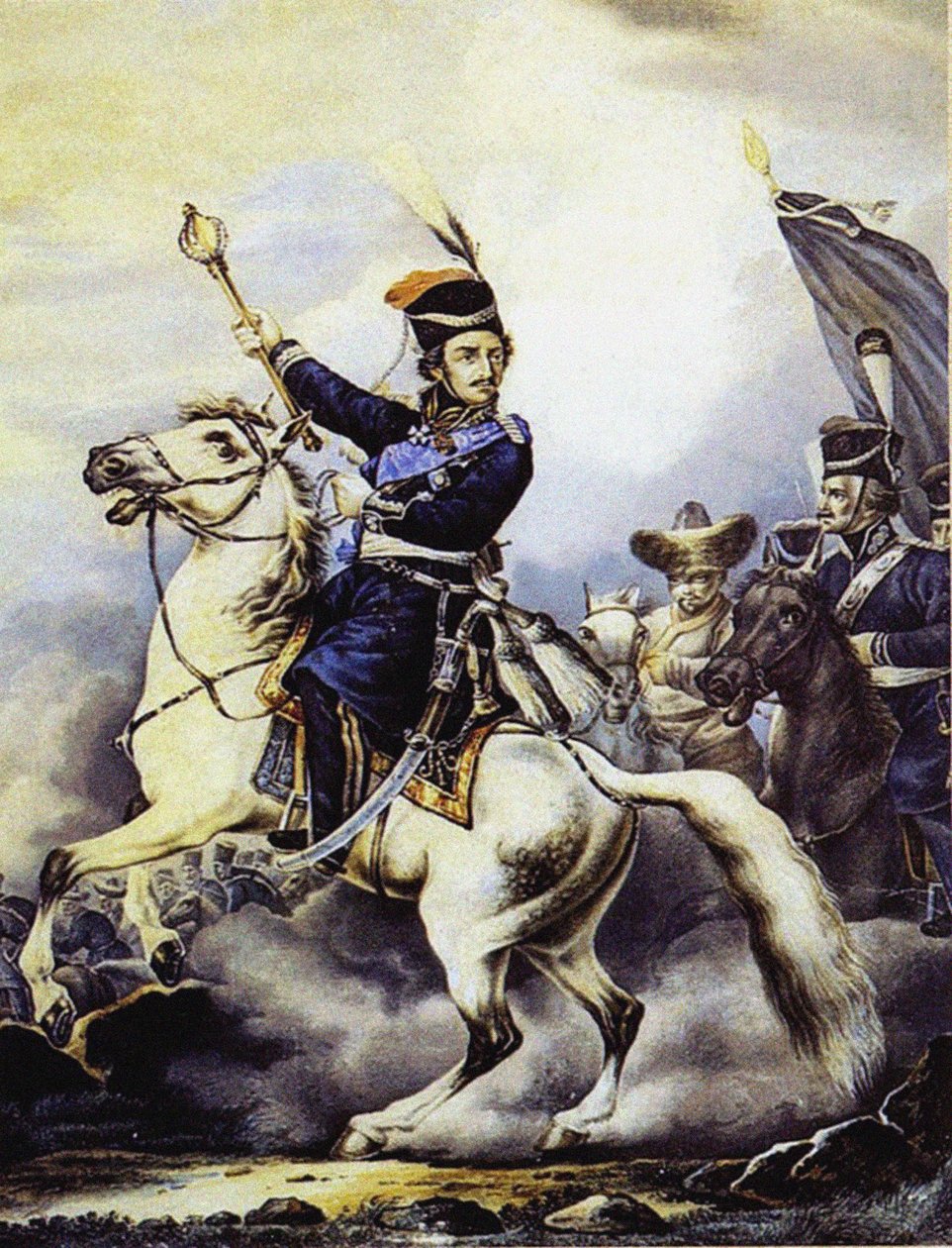 Greve Matvei Ivanovich Platov 1757-1818 av Orlowski