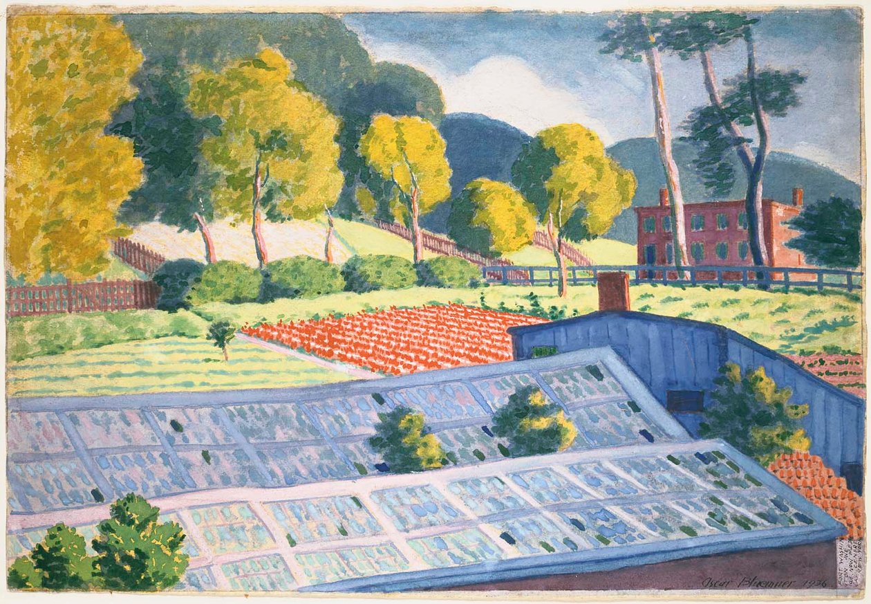 Fort Washington Avenue in 1911 av Oscar Florianus Bluemner