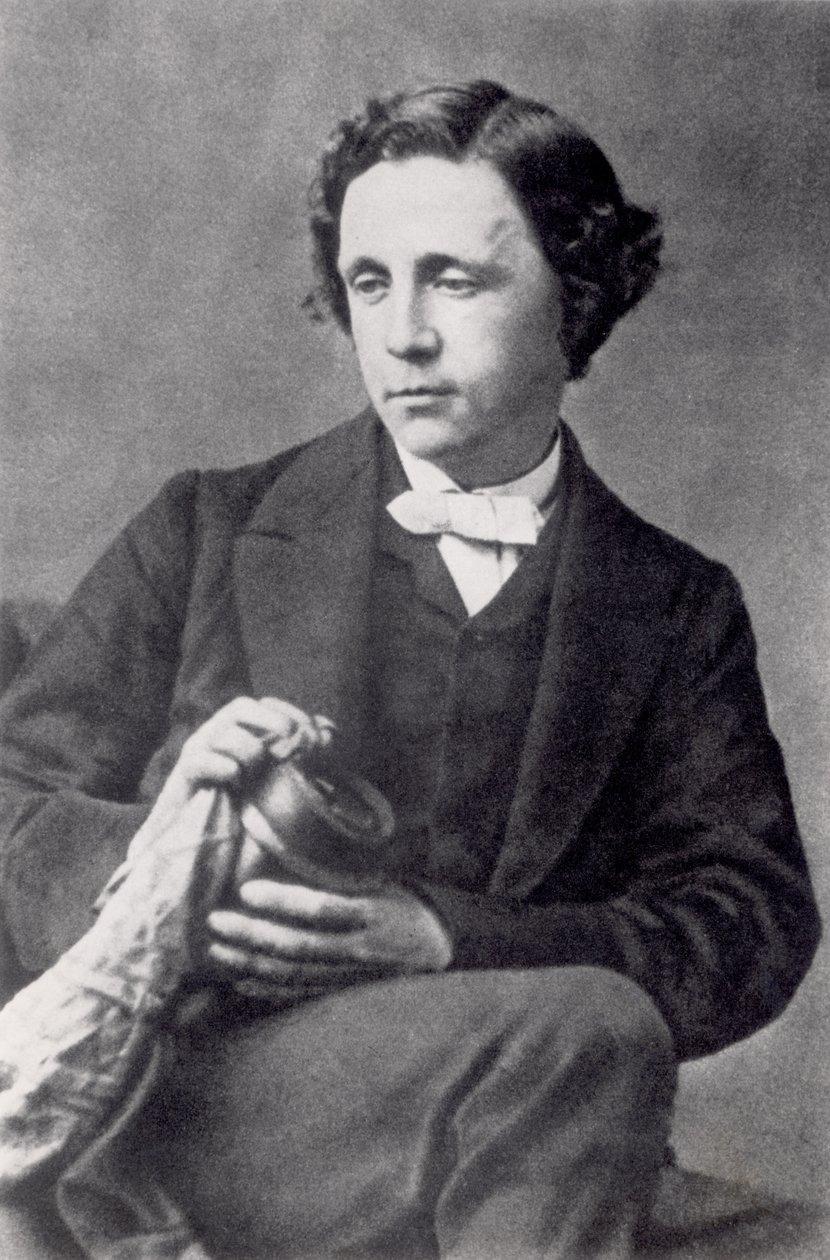 Porträtt av Lewis Carroll (1832-98) av Oscar Gustav Rejlander
